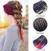 Colorful Hair Strands for Kids & Women | 10PCS Hair Braid Extensions with Elastic Bands - Buy Online on GoSupps.com