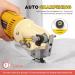 CGOLDENWALL Electric Rotary Fabric Cutter  Multi-layer Electric Fabric Scissors with 1"Cutting Thickness  for Cloth Fabric Leather and Carpet  Comes with Replacement Blades  Sharpening Stones  110V - Buy Online on GoSupps.com