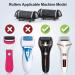 6 Pack Electric Callus Remover Replacement Rollers - 4 Regular Coarse & 2 Fine Coarse Refills for Pedicure Kit - Extra Rollers for Electronic Foot File (Black) - Buy Online on GoSupps.com