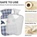 Naanle Plaid Strawberry Blueberry Transparent Hot Water Bottle - 1L Heating Therapy for Bed & Pain Relief | Ideal for Hands & Feet - Buy Online on GoSupps.com