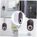 HomsfoU Toothpaste Stand Holder - 6-Set Color Tubes & Toothbrush Organizer White ABS Space-Saving Cream Tube Press Winder for Kids 11x6.5x6.3cm - Buy Online on GoSupps.com