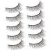 False Eyelashes Three diamonds 5 Pairs Fiber False Eyelashes Eyelash Natural Look Eyelash False Eyelashes Fluffy Natural False Eyelashes Fluffy Eyelash Fake Lashes Women Natural Eyelashes High-grade F