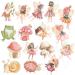48 pcs Fairy Cupcake Toppers