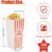 DAJAVE 100 Pcs Popcorn Boxes Large Popcorn Tubs Red and White Stripes Popcorn Buckets Cardboard Popcorn Bags for Party Birthday Film Night Cinema Movie Night (20x7x9cm) - Buy Online on GoSupps.com