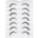 7 Pairs Focipeysa Wispy Faux Mink False Eyelashes 11mm-Clear Band - Buy Online on GoSupps.com