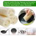 Buy 6 Pack Natural Luffa Sponge - 10cm Exfoliating Cucumbers for Skin Care Bath & Shower Peeling - Eco-Friendly Body & Kitchen Sponge - Buy Online on GoSupps.com