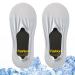 Ice-soil socks Invisible socks ice skating socks for women-no-show socks made of ice cream for women non-slip invisible socks for slippers sneakers flat shoes boat shoes Light Gray