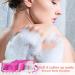 YEALIFE Silicone Body Scrubber 2 in 1 Body & Hair Brush for Shower - Purple & Green - Buy Online on GoSupps.com