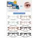Buy Koosufa Anti-Blue Light Reading Glasses for Men & Women - Spring Hinge Round Design Anti-Fatigue | Multiple Strengths Available - Buy Online on GoSupps.com