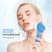 Electric Facial Cleansing Brush - Waterproof Exfoliating Spin Cleanser for Acne & Deep Cleaning - Dark Blue - Buy Online on GoSupps.com