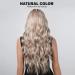 HAIRCUBE Ombre Ash Blonde Wigs for Women - Synthetic Curly Hair Wig with Bangs for Everyday Wear - Buy Online on GoSupps.com