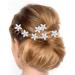 EOYVAIL Barrettes Hair Clips for Women Bridal Hair Clips Accessories First Holy Communion Pins for Women and Girls Wedding (10 Pieces White) - Buy Online on GoSupps.com