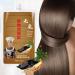 Shampooing Colorant - Colorant Shampooing V g tal Pour La Coloration Capillaire Cr me Douce Longue Dur e pour Femmes Adultes D butants Id al Cadeau Th noir - Buy Online on GoSupps.com
