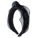 Motique Accessories Beautiful Holiday Tulle Knot Headband With Sequins-Black