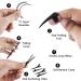 Hair Extension Tools Kit: 2 Hole Micro Beads, Microlink Crimping Plier, Sectioning Clips, Parting Tool, Scissor, Needles Pulling Loop - Black - Buy Online on GoSupps.com
