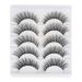 Buy Cat Eye 3D Faux Mink Eyelashes - 5 Pairs of Soft Fluffy Reusable Strip Lashes | Naturally Stunning | Nerwimzen by Glowing Win - Buy Online on GoSupps.com