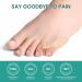 Welnove Tailor's Bunion Corrector Pads - 8 Pack Pinky Toe Protector & Cushion for Foot Pain Relief - Gel Bunion Shield for Men & Women - Beige - Buy Online on GoSupps.com