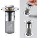 Effective Hair Filter & Quick Drainer ABS Sink Plug Drain Drain Plug Sink With Hair Strainer Popup Drainer Sink Plug & Drain - Buy Online on GoSupps.com