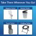 Carebag Toilet Bowl Liners 20 Count - Leak Resistant, Odor Eliminator & Universal Fit - Convert Regular Toilet to Dry Toilet - by Cleanis - Buy Online on GoSupps.com