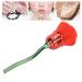 Nail Dust Brush - Elegant Rose Makeup Loose Powder Blush Brush for Nail Cleaning | Green Stick Red Bottom | International Shipping Available - Buy Online on GoSupps.com