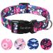 Unique Style Paws Rosa Flower Dog Halison Colle Collection and Linen for collar dog wide fly chain dog dog collar tensile band gifts for small medium large dogs l pink flower