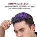 Violet Hair Tint - Temporary Hair Color Cream for Men & Women | 4.23 oz Instant Styling Wax | Perfect for Party Cosplay & Halloween - Buy Online on GoSupps.com