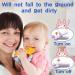 Scuwtocn Baby Teething Toys 5 Pack - BPA Free Silicone Teether Relief for Sore Gums - Molar Gifts for 12-18 Months Baby - Hammer Set (Multicolour) - Buy Online on GoSupps.com