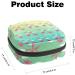 Menstrual Pad Bag with Zipper - Stylish Ladies Napkin Pouch & Tampons Collection Bag for Women & Girls | Pink Flamingos Design - Buy Online on GoSupps.com