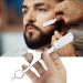 Buy Aerodynamic Silver Straight Razor for Men - Non-Slip Galvanic Metal - Perfect for Barbers & Home Grooming - Buy Online on GoSupps.com
