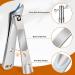 Premium Nail Clippers for Seniors - Angled Head & Wide Jaw for Thick Toenails | Sharp Slanted Curved Nail Cutters for Ingrown Nails - Best Toe Nail Clippers for Men - Buy Online on GoSupps.com
