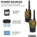 Midland 50 Channel Waterproof GMRS Two-Way Radio - Long Range Walkie Talkie with Privacy Codes, SOS Siren, NOAA Weather Alerts - Pair Pack in Black/Yellow - Buy Online on GoSupps.com