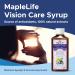 MapleLife Nutrition - Vision Care Syrup 250 ml - Source of Antioxidants - Maintain Eyesight - Promote Eye Health - Marigold Goji Blueberry Beta-Carotene - 30 ml Per Day - Buy Online on GoSupps.com