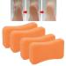 Feet Pumice Stone Set - 4 Pieces Foot Care Callus Remover & Hard Skin Scrubber (Orange) - Perfect for Pedicure & Smooth Feet - Buy Online on GoSupps.com