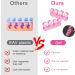 Molain 4Pcs Toe Separators Pedicure Pedicure Toe Separators Repeatable Washable Toenail Dividers Toe Separators for Nail Polish Application (Style E) - Buy Online on GoSupps.com