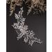 BERYUAN Women Large Silver Rhinestone Crystal Flower Wedding Hair Comb - Bridal Hair Accessory for Bride Bridesmaid Girls - Buy Online on GoSupps.com