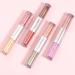 Liquid Glitter Eyeshadow | Metallic Shimmer Glitter Eyeshadow Makeup for Eyes | Metallic Shimmer 8 Colors Double Head Design Multi-Dimensional Eye 02 - Buy Online on GoSupps.com