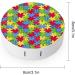 Autism Awareness Round Case For Contact Lens Kit Storage Box with Mirror Printed - Buy Online on GoSupps.com