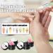  G n rique 3D Nail Gel - 4 Color Gel Manicure Kit | 3D Nail Extension Wetting Glue for Rhinestones Dabbing French Tips Toe Toe Charm Flower Manicure Pedicure and More - Buy Online on GoSupps.com