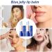  Wisylizv Blue Gelatin Lip Balm: Color Color Moisturizer | Temperature Change Lip Gloss 24K Gold Foil | Moisturizing Cream Change That Changes Brightness For Use - Buy Online on GoSupps.com