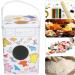 Laundry Detergent Container Laundry Powder Bin with Perspective Lid Washing Powder Storage Tin Large Capacity Storage Box for Pods Tablets - Buy Online on GoSupps.com