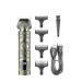 Razors Design Metal Beard USB Charging Barber Trimmer Professional Cordless Hair Clipper Rechargeable LED Displa for Men V-962