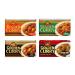 S&B Golden Curry Sauce Mix 220g (Set of 4 Flavours: Mild Medium Hot Hot Extra Hot) by CNMART