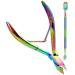 SENBACH Cuticle Trimmer with Cuticle Pusher Cuticle Remover Cuticle Nipper Professional Stainless Steel Cuticle Cutter Clipper Durable Pedicure Manicure Tools for Fingernails and Toenails (Multi) Multi (Pack of 2)