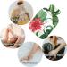 NAANLE 2L Transparent Hot Water Bottle - Green Cactus Flowers for Menstrual Cramps Pain Relief & Heat Therapy - International Shipping - Buy Online on GoSupps.com
