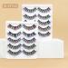 Shop Colored Eyelashes | Russian Strip Lashes DD Curl | 10 Pairs Mixed Natural Thick Volume - Buy Online on GoSupps.com
