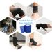 Cohesive Bandage Wrap 2 x 5 Yards Self Adherent Vet Wrap - 12 Roll Pack, Blue | Elastic, Breathable & Self-Adhesive Bandage Tape for Wrist, Ankle Sprain & Pet Care - Buy Online on GoSupps.com