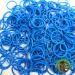 Rubber Bands 1000 Pcs Mini Size No Break & Damage Stretchy Elastic Premium Quality Made in Vietnam Hair Ties (Blue - 4 Pack of 250 Pcs)