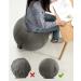 Gray LuiYninhuoJin Exercise Ball Chair Cover - 75CM | Yoga & Stability Ball for Pregnancy, Labor, Pilates | Office, Dorm & Home Use (Ball Not Included) - Buy Online on GoSupps.com