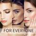 Eyebrow Stamp Stencil Kit - Perfect Brow Shaping with 10 Stencils & Brushes - Long-Lasting Dark Brown Shadow Powder Stick - Buy Online on GoSupps.com