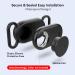 Dog Collar Holder for Galaxy SmartTag2 - Waterproof Silicone Protective Cover for Pets & Cats Anti-Loss & Scratch-Resistant (Black/Olive Green 2-Pack) - Buy Online on GoSupps.com